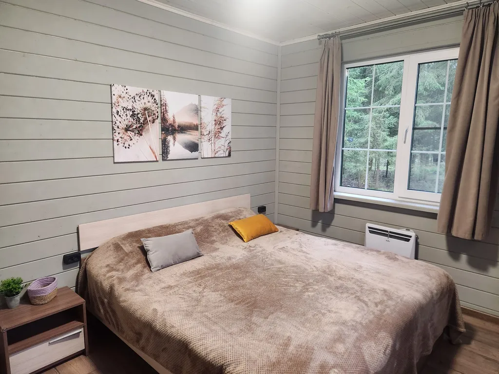 Коттедж Коттедж в Forest house с сауной в лесу — Никулино