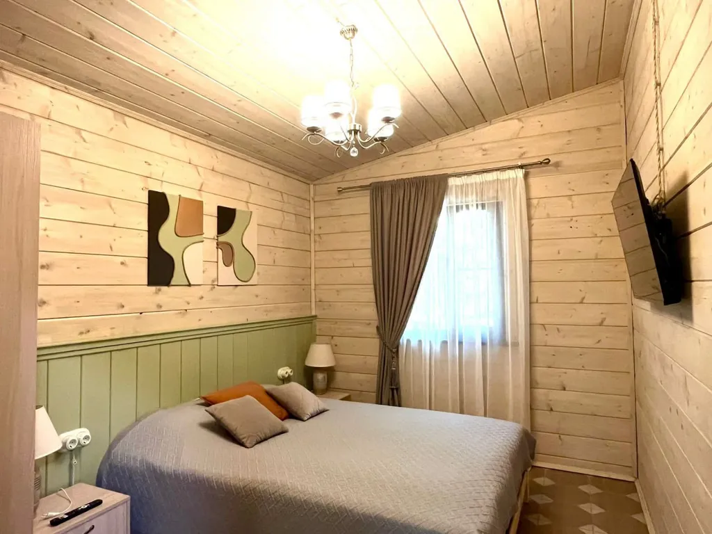 Коттедж Дизайнерский коттедж на берегу озера Волго на Селигере — Турбаза Чайка