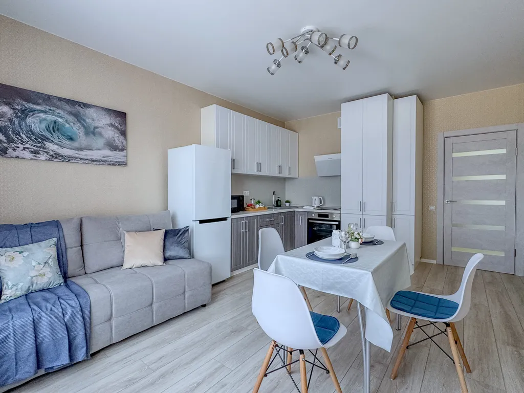 Уютная евроквартира в ЖК Бруклин. Дистанционное заселение