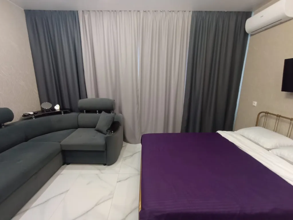 Квартира Отличная квартира-студия с видом на море на первой линии — Анапа