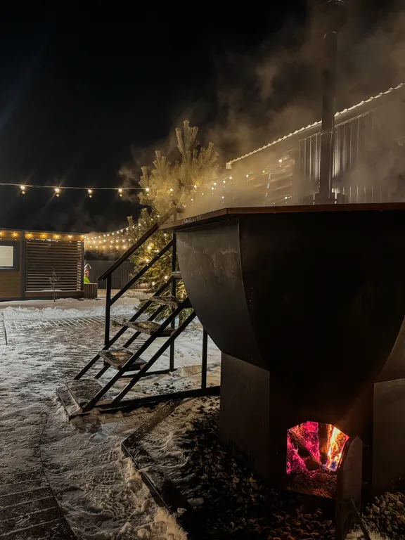 Уютный дом с баней и чаном — отдых, в который влюбляются!