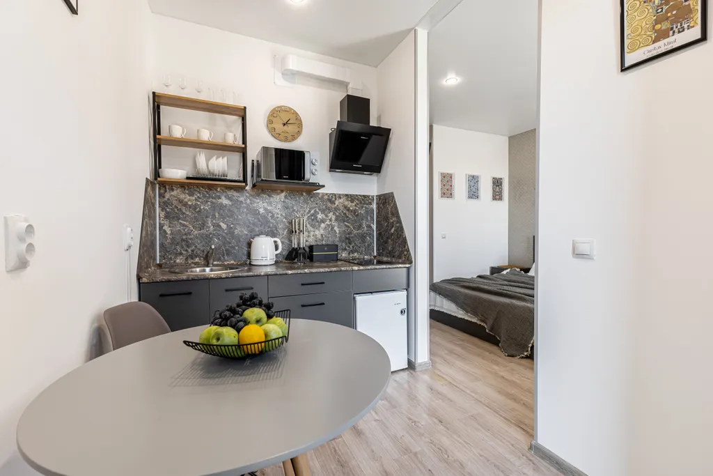 Уютная студия в центре города ЖК Брусника