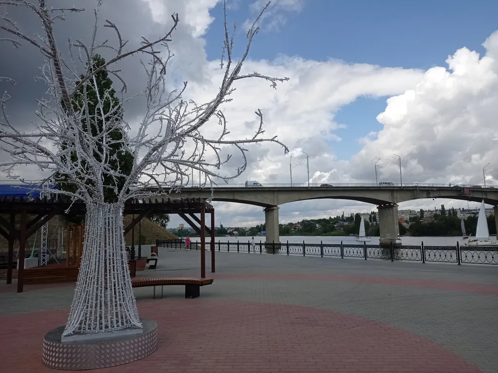 С видом на Волгу