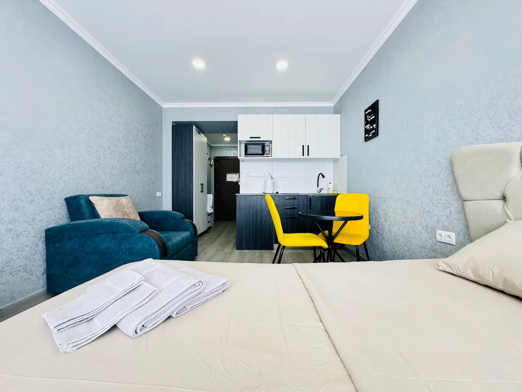 Апартаменты с видом на море и парк