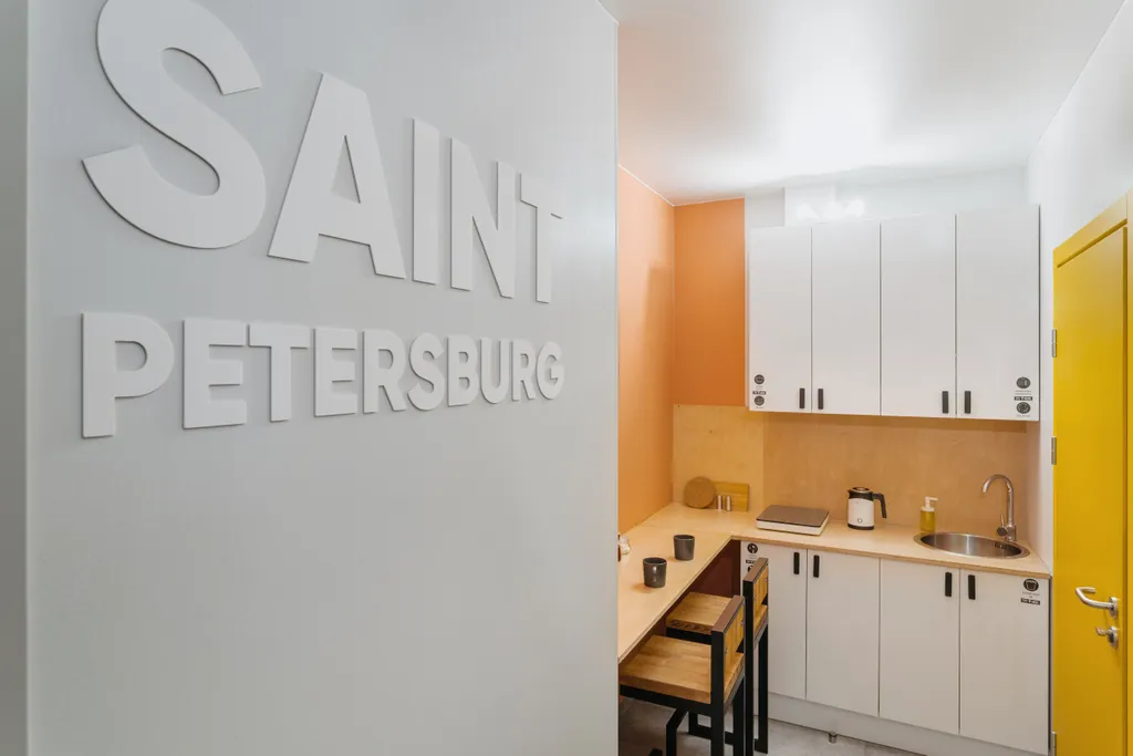 Квартира Квартира Смарт-студия у метро Василеостровская — Санкт-Петербург