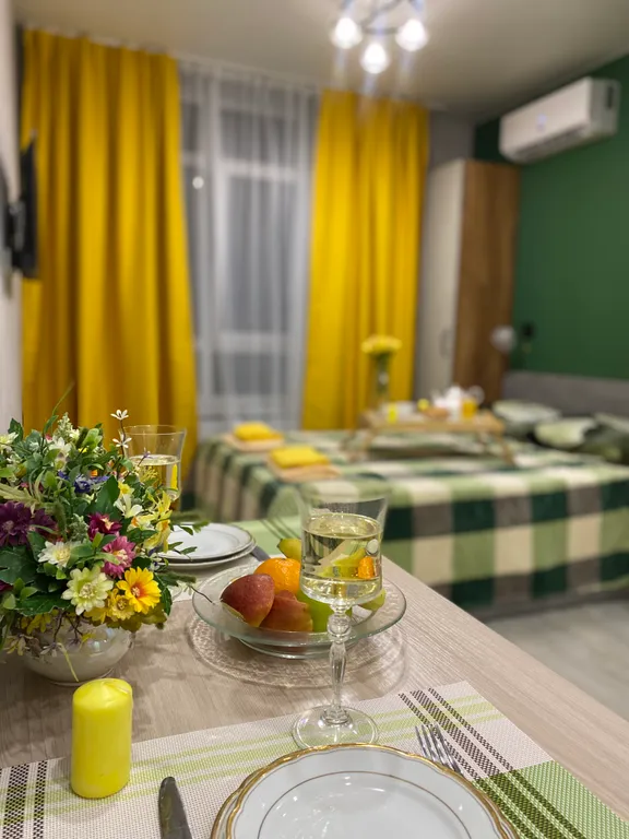 Уютная квартира в центре города Romantic house green