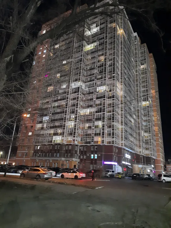 Студия у реки с панорамным видом на город с высоты птичьего полета