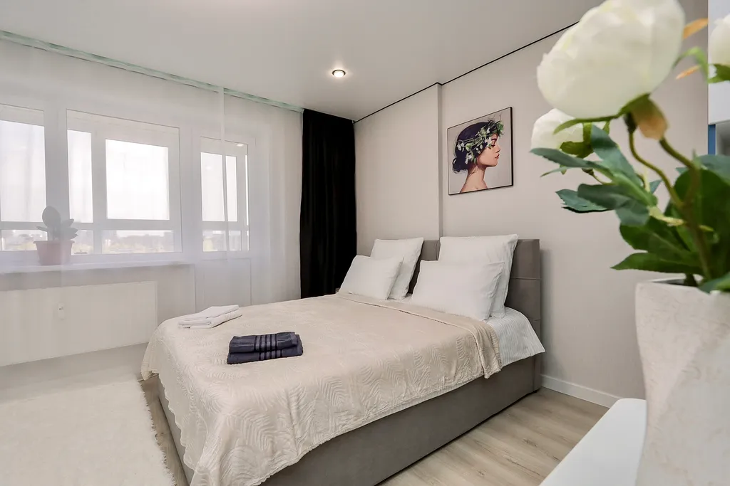 Уютная с современным ремонтом квартира напротив зоопарка