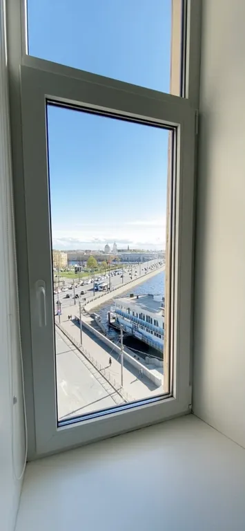 Квартира Квартира Розовая студия с видом на Тучков мост — Санкт-Петербург
