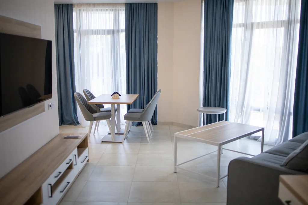 Дизайнерская 1-комнатная квартира в ЖК Дюльбер