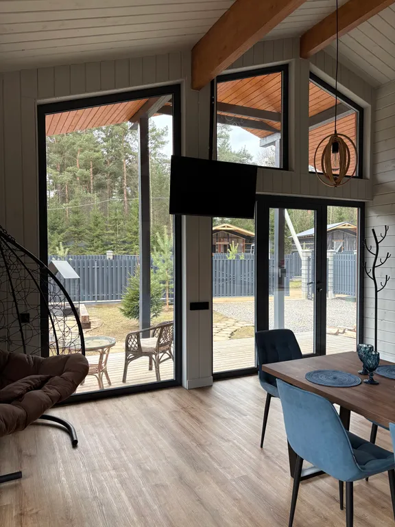 Коттедж Уютный коттедж с сауной и купелью — Бугры