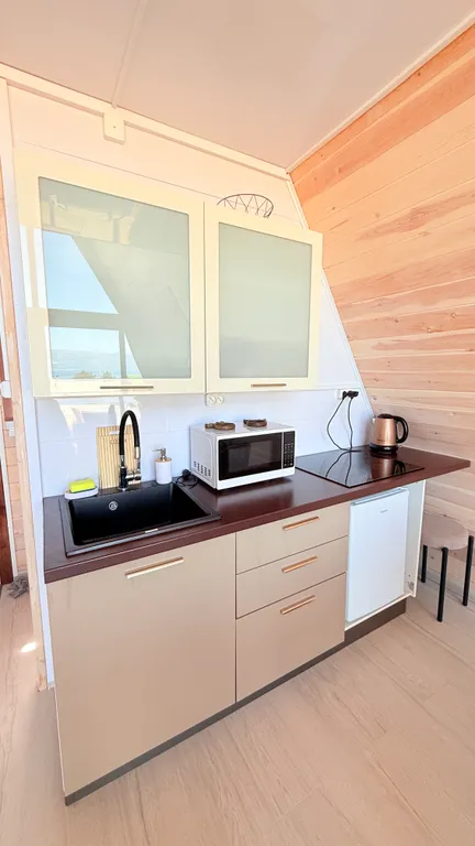 Дома А-фрейм на Ольхоне с видом на Байкал!