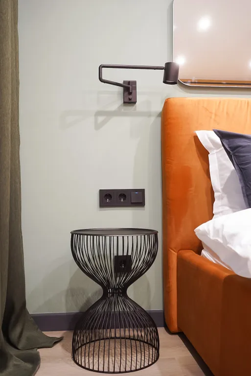 Квартира Квартира Современная студия Оранжевая с балконом — Калининград