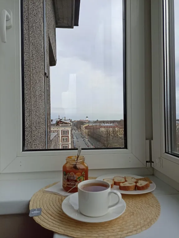 Уютная видовая квартира в центре города