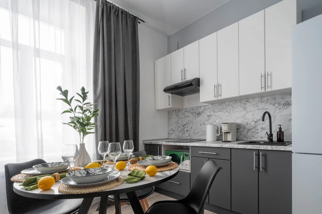 Апартамент с видом на торговые ряды