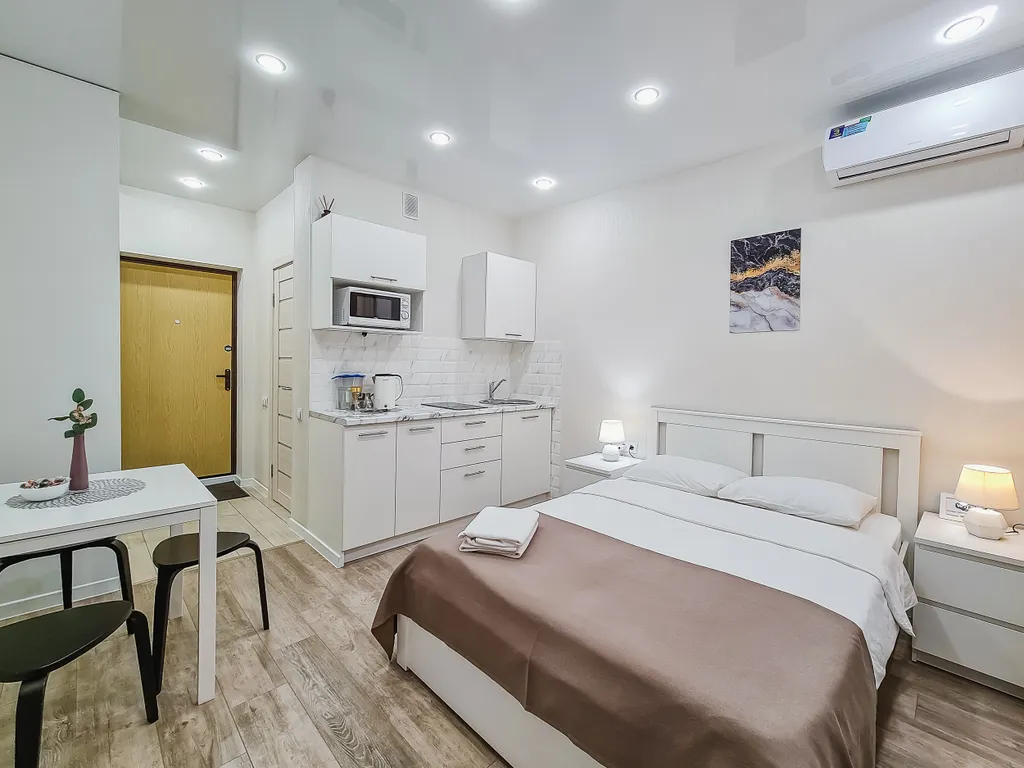 Уютная квартира в микрорайоне Спутник с панорамным видом