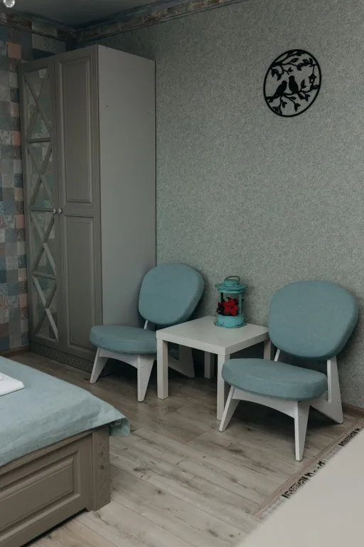 Двухместные номера с уникальным дизайнерским решением.