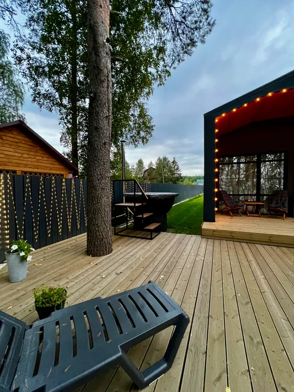 Коттедж Дом на берегу озера в Карелии — Чална