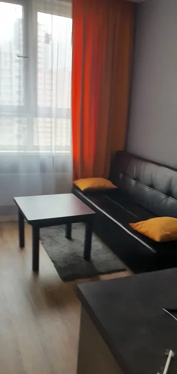 Студия с дизайнерским ремонтом