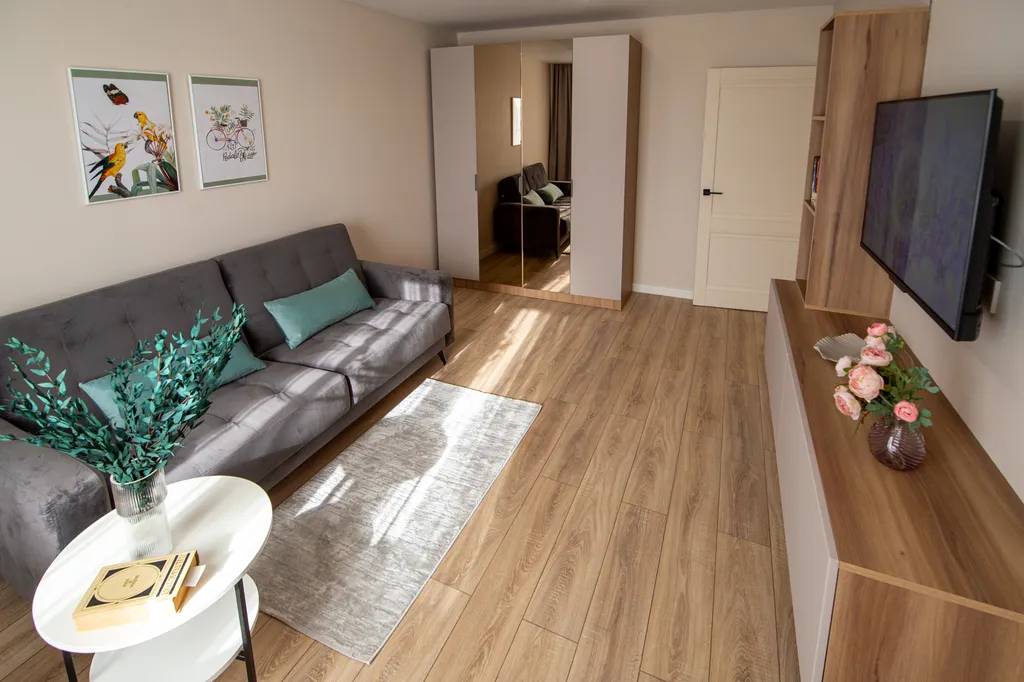 Стильная квартира с видом на горы