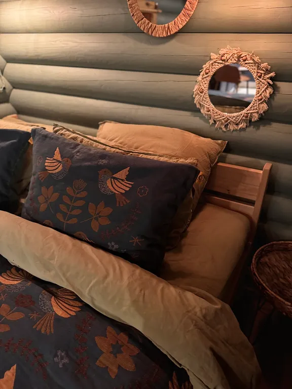 Уютный дом на берегу реки в Карелии