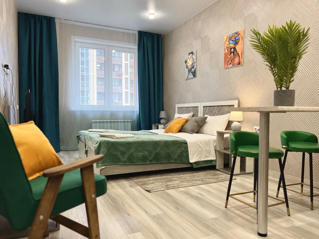 Квартира Квартира 138 Уютная студия с видом на Енисей — Красноярск