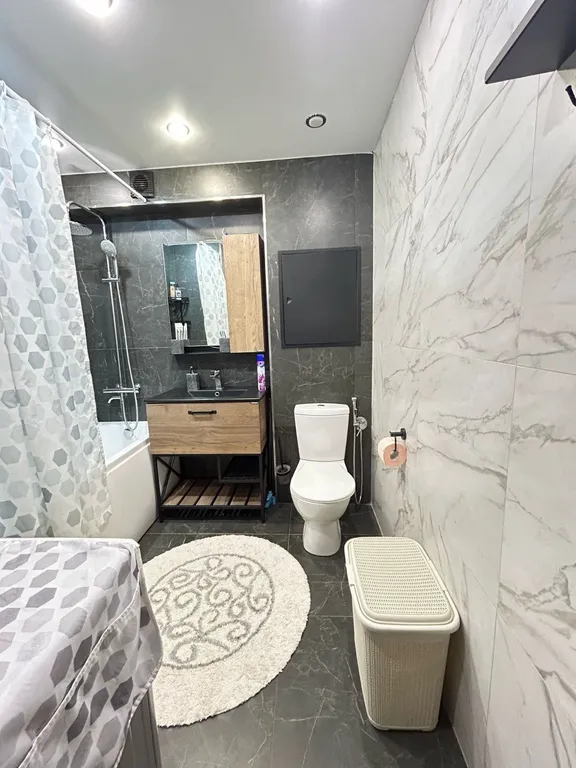 Апартаменты с 3 комнатами у парка победы, 5 отдельных спальных мест