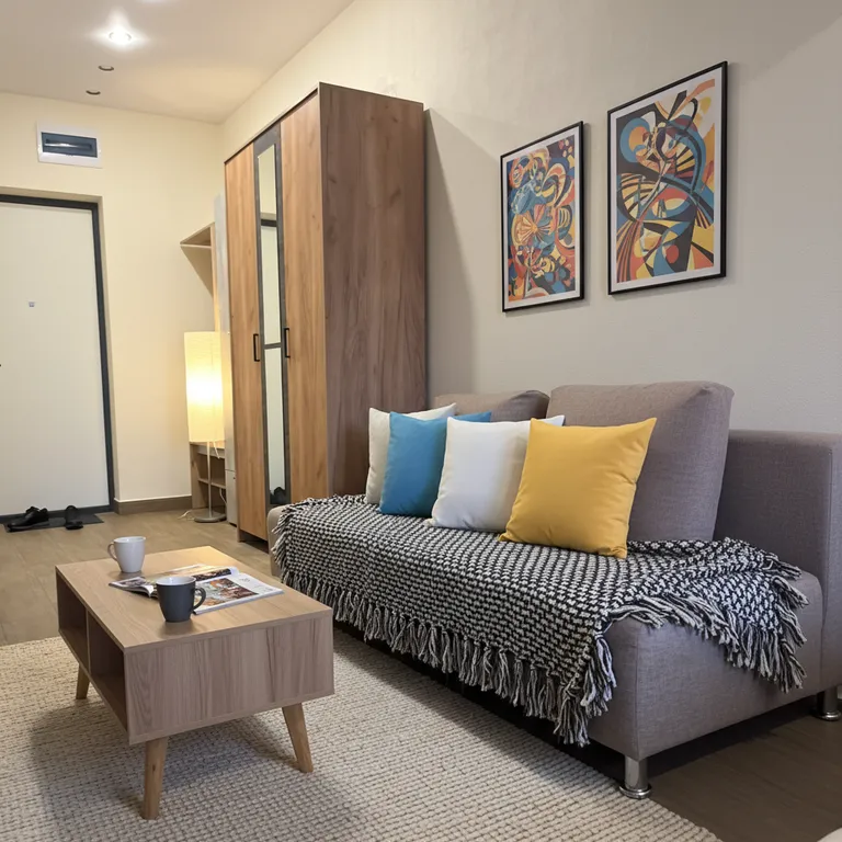 Уютная студия у метро Потапово