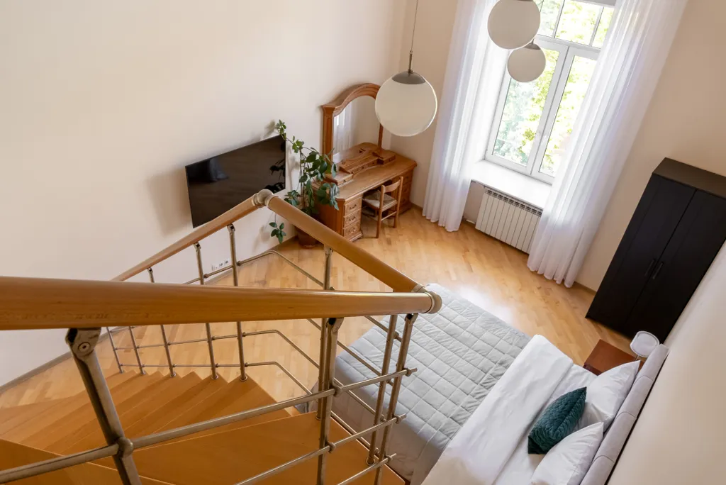 Двухэтажная квартира в центре города