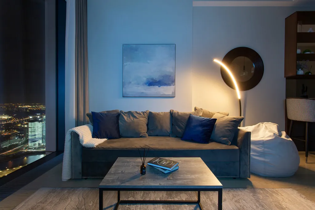 62 этаж, вид на Башни, Лужники, Парк победы