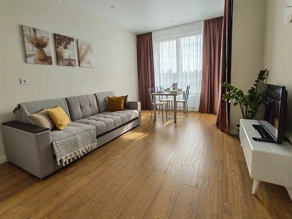 Уникальная 2-к квартира с чудесным видом на город с 14 этаже в ЖК Онегин