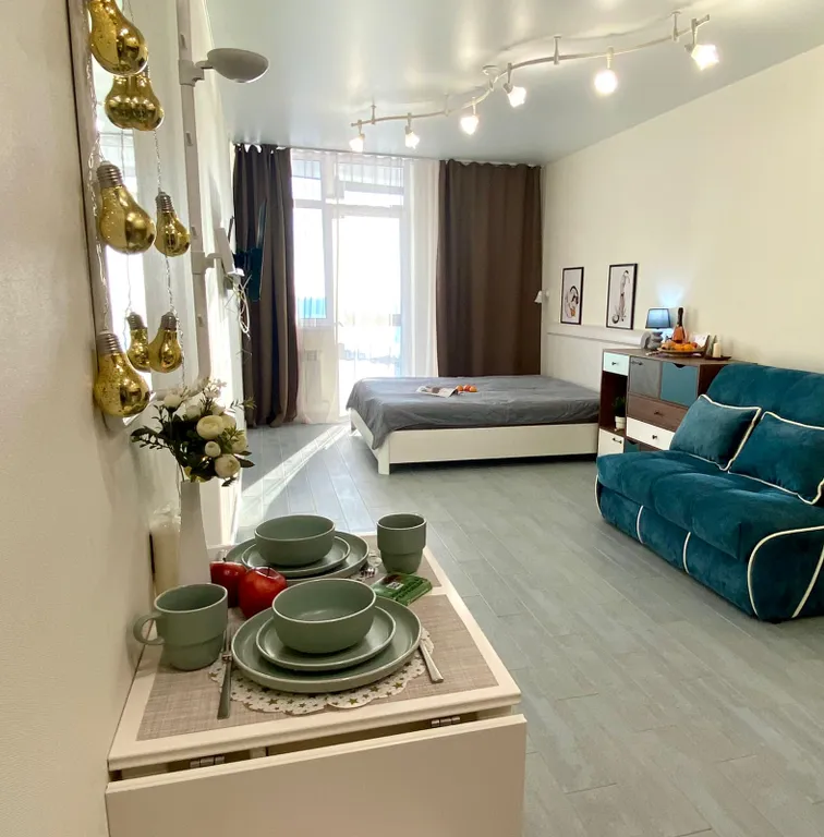 Квартира Квартира в ЖК Морская симфония с панорамным видом на закат — Адлер