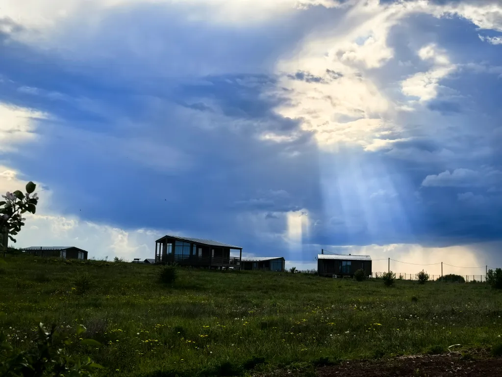 Двухместный дом с террасой