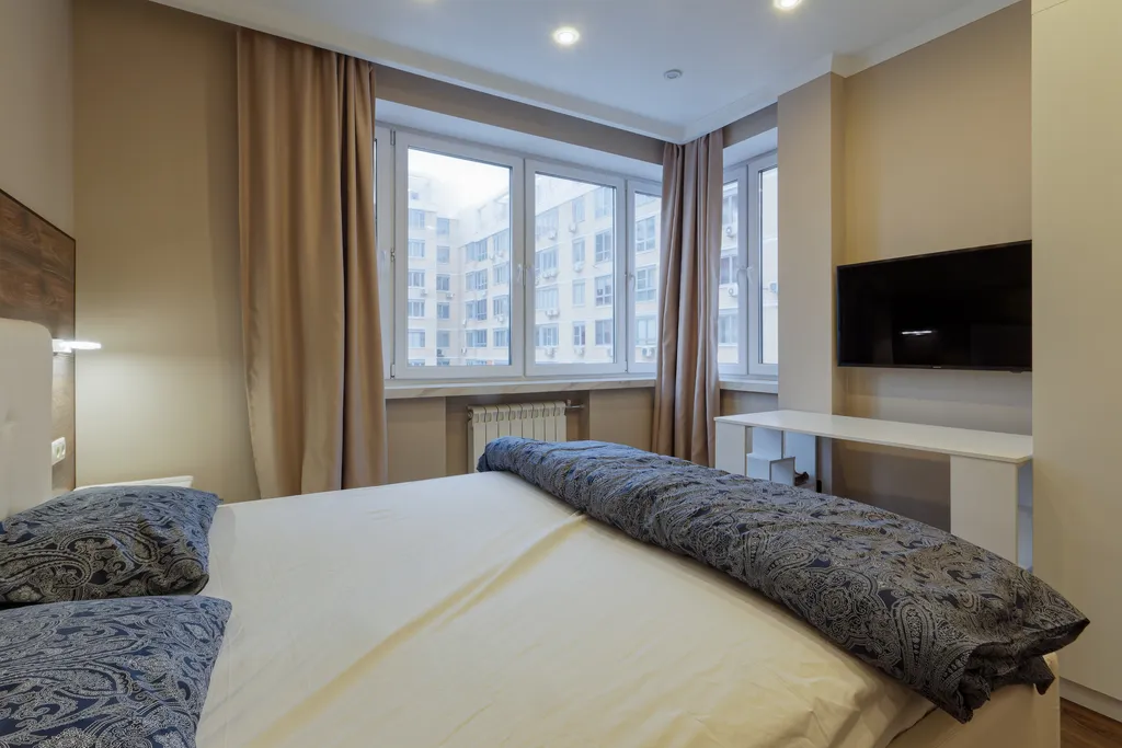 Квартира Просторная Евро-дизайнерская квартира 3 спальни 2 сан 12 мин до Кремль — Москва