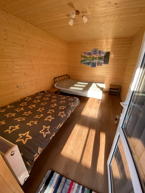 Домик с русской баней на дровах + сибирский банный чан