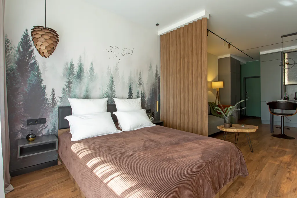 Апартамент на берегу реки с собственной террасой и выходом в парк