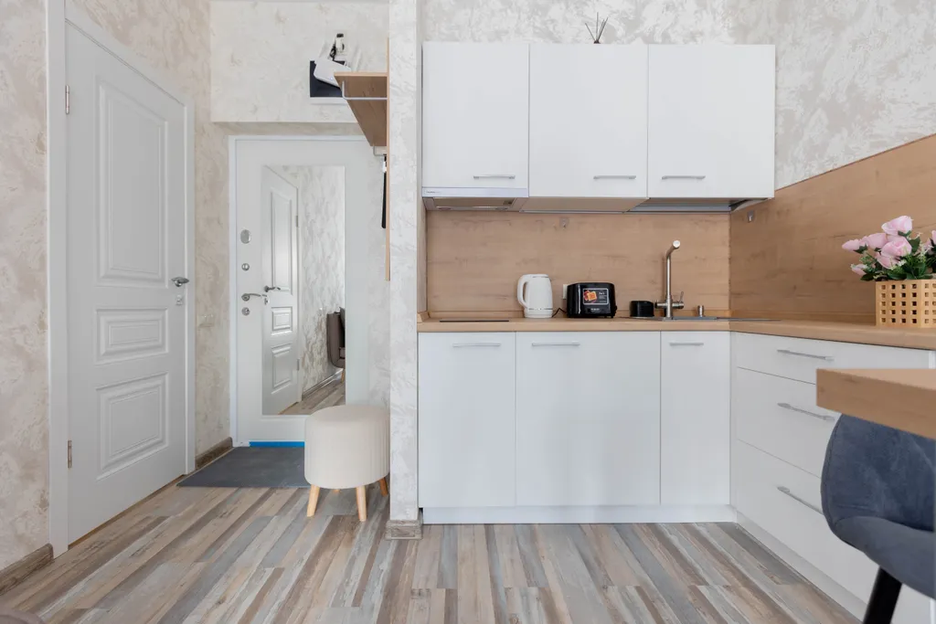 Студия с дизайнерским ремонтом в ЖК Прокшино Нежность