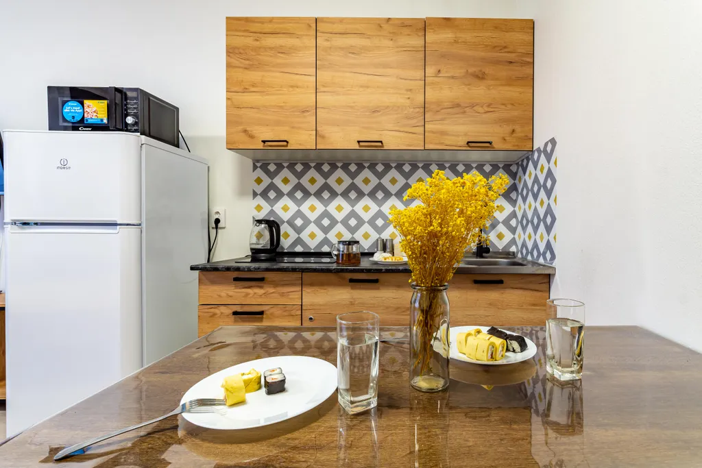 Студия в современном районе в современном районе