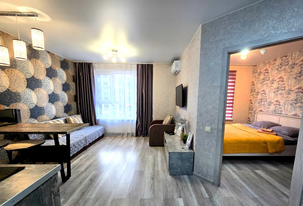 Квартира Квартира Евродвушка DeluxeApart «Новая Рига» • 2 гардеробные • 5 гостей — Москва