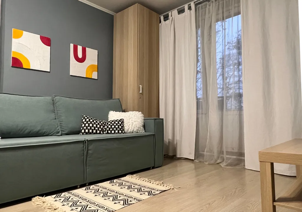 Квартира Апартаменты Art Room в 1 минуте пешком от метро Молодежная — Москва