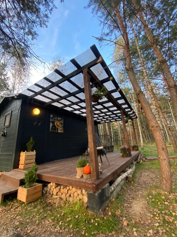 Коттедж Уютный и теплый мини домик ТиниДача Можжевельник в лесу — аренда посуточно в Заокский