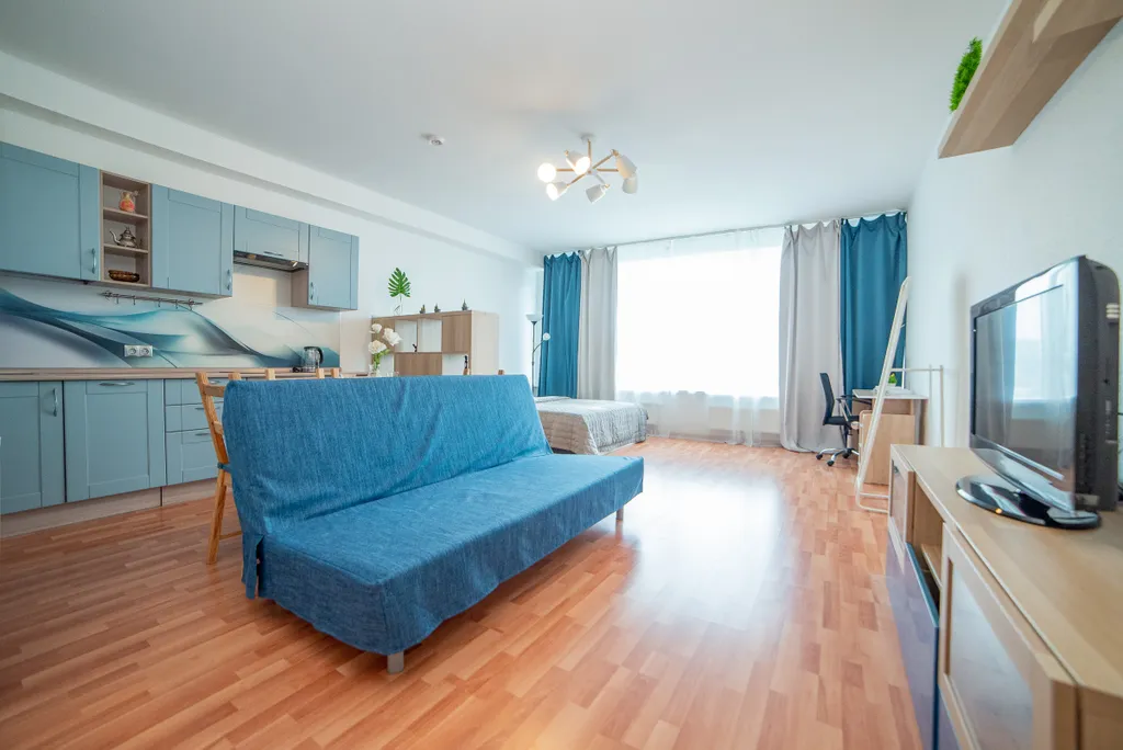 Студия возле м. Геологическая для 4-х гостей