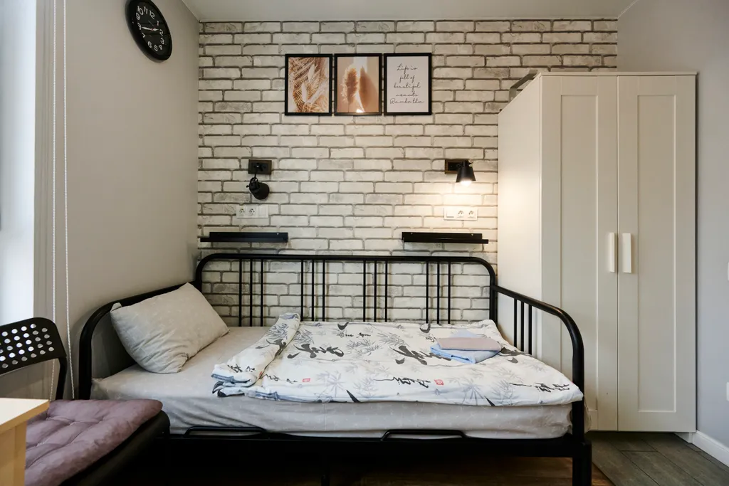 Квартира Квартира Уютная новая студия у метро — Москва