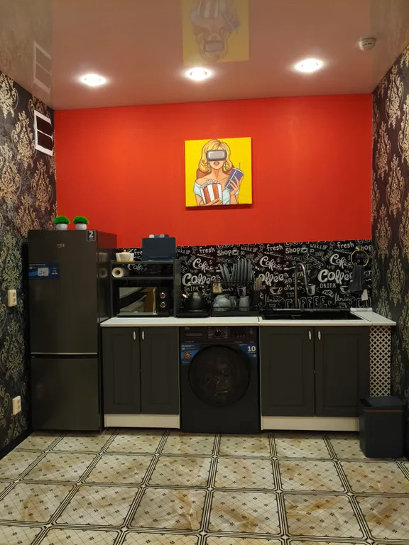 Яркая квартира в 800 метрах от Замкового моста