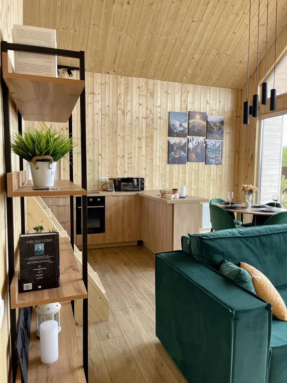 Дом с сауной и горячим чаном