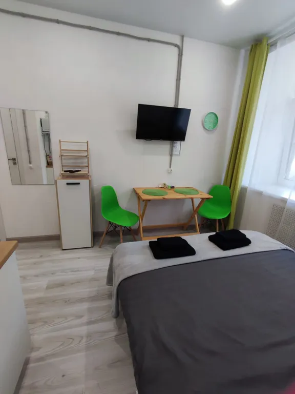 Квартира-студия в 10 минутах езды от центра