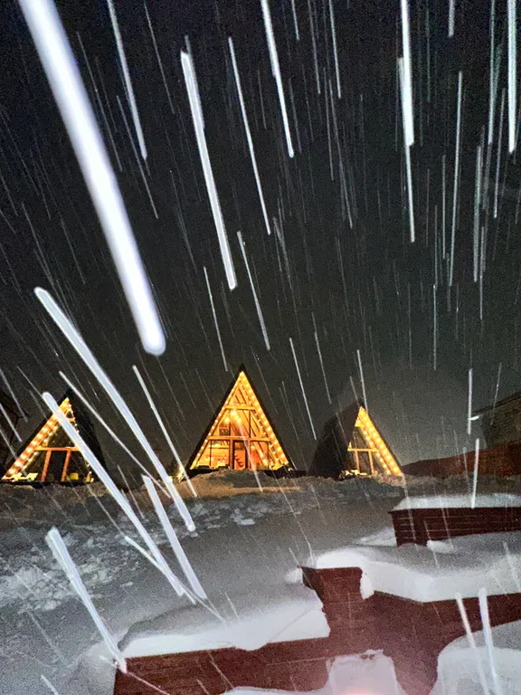 Треугольный дом А-фрейм рица