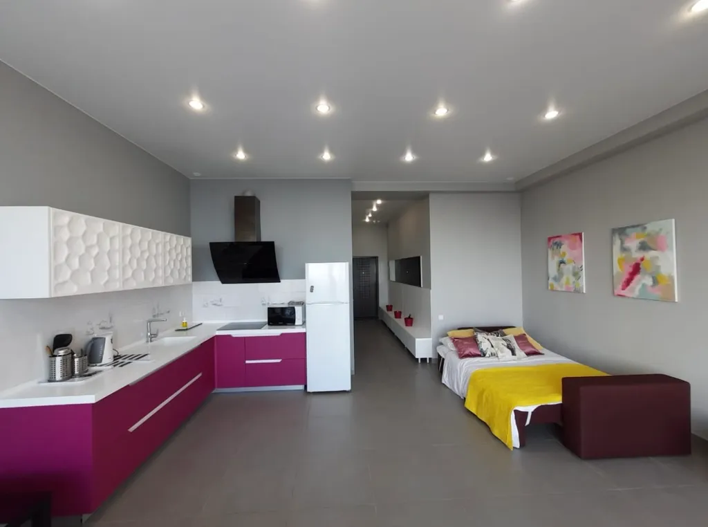 Апартаменты с видом на море на набережной Ялты в ЖК Бригантина