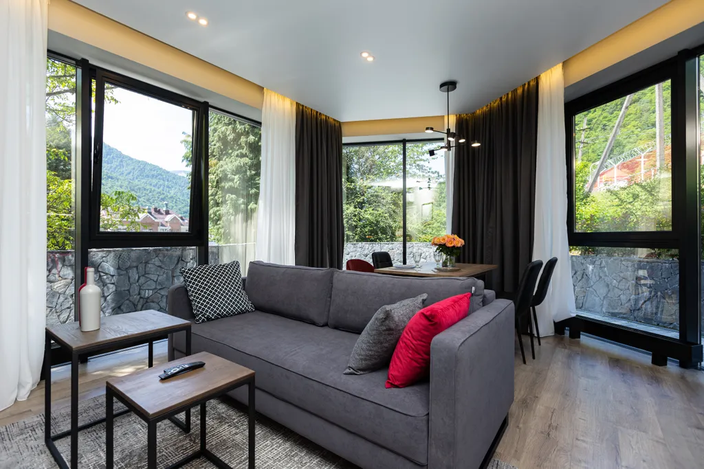 Квартира Стильные апартаменты в тихом районе — аренда посуточно в Красная Поляна