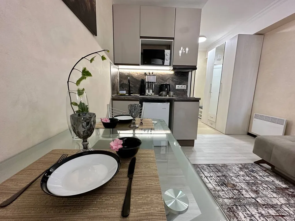 Морской Каскад. Роскошная студия на берегу моря. Бассейн. МК-13